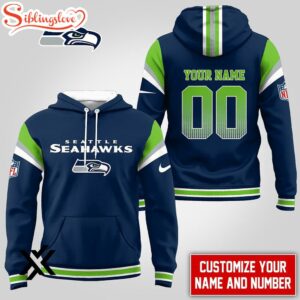 Custom Name Number Seattle Seahawks…