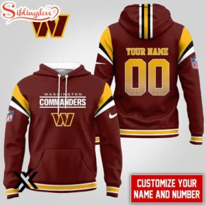 Custom Name Number Washington Commanders…