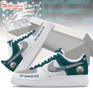 Custom Name Philadelphia Eagles Air Force 1 Shoes For Fans