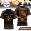 Custom Name Pittsburgh Steelers NFL Hunting Season 3D Shirt