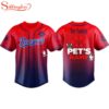 Custom Name Rangers 2026 Fur Family Pet Baseball Jersey Shirt