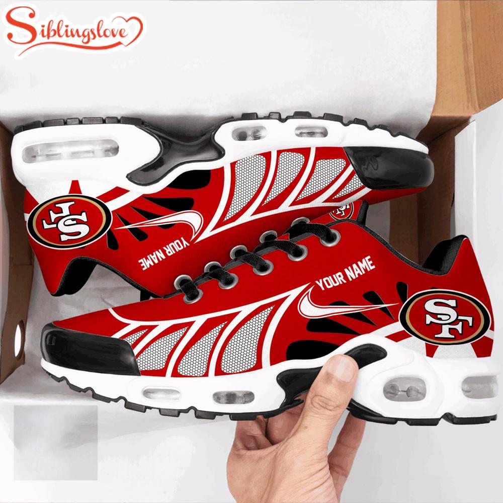 Custom Name San Francisco 49ers Air Max Plus Shoes For Fans Custom Name San Francisco 49ers Air Max Plus Shoes For Fans