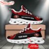 Custom Name San Francisco 49ers Logo Team Max Soul Shoes For Fans