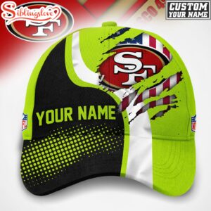 Custom Name San Francisco 49ers NFL Hi-Vis Safety Classic Baseball Cap