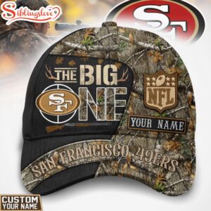 Custom Name San Francisco 49ers NFL The Big One Hunting Classic Cap