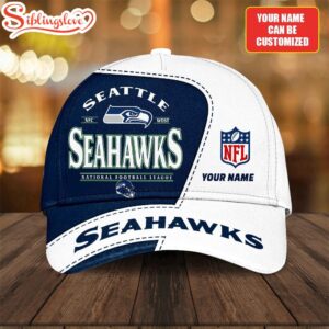 Custom Name Seattle Seahawks National Football League Baseball Cap