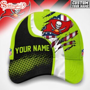 Custom Name Tampa Bay Buccaneers NFL Hi-Vis Safety Classic Baseball Cap