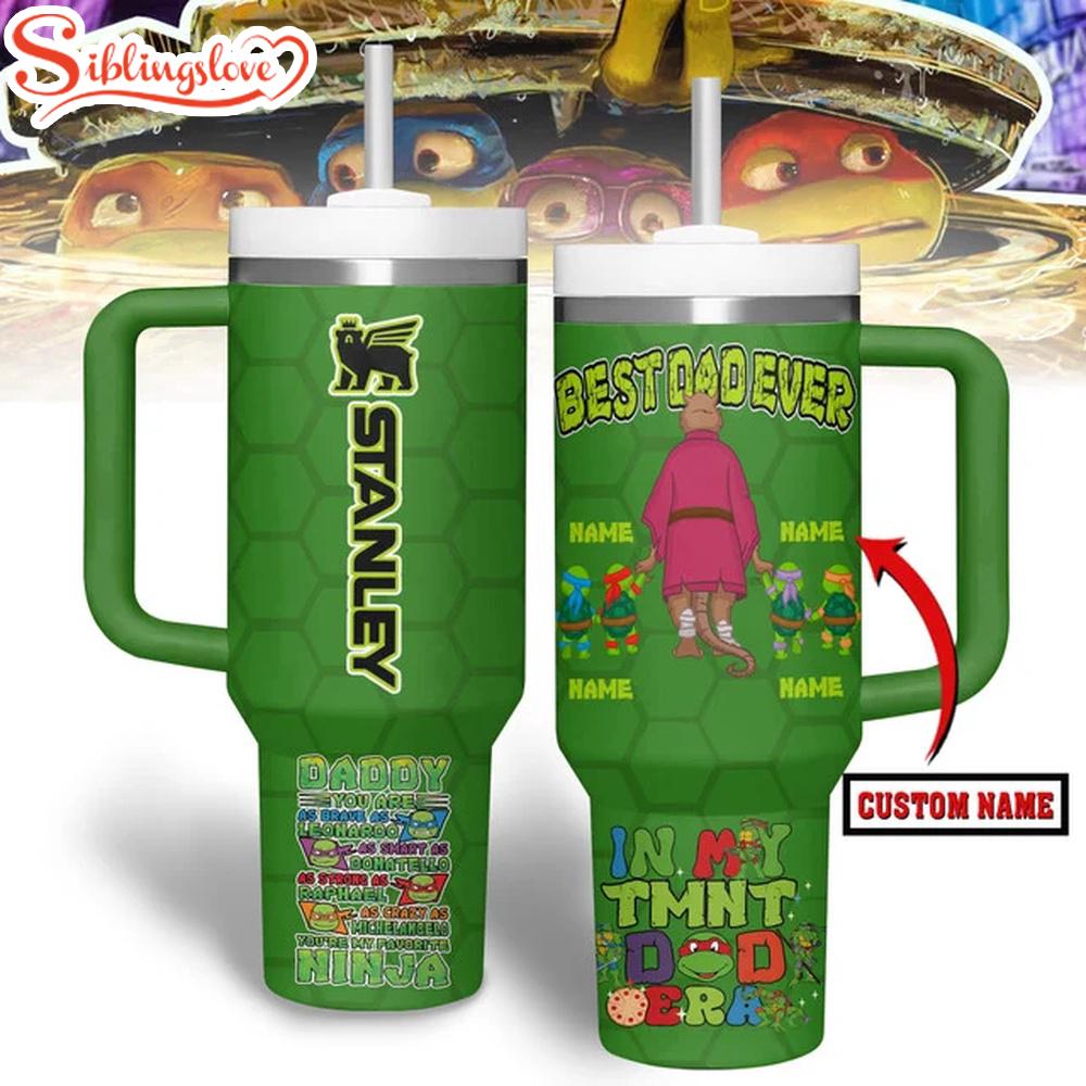 Custom Name TMNT Tumbler 40Oz With Handle 1 Custom Name TMNT Tumbler 40Oz With Handle
