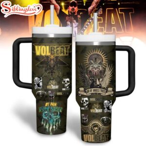 Custom Name Volbeat Tumbler 40Oz With Handle