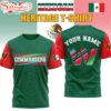 Custom Name Washington Commanders Mexican 3D Shirt Gift For Fans