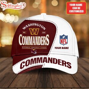 Custom Name Washington Commanders National Football League Baseball Cap