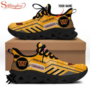 Custom Name Washington Football Team NFL Sport Max Soul Shoes