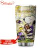 Custom Number Baltimore Ravens NFL Snoopy Pride Tumbler For Fans