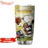 Custom Number Chicago Bears NFL Snoopy Pride Tumbler For Fans