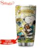 Custom Number Jacksonville Jaguars NFL Snoopy Pride Tumbler For Fans