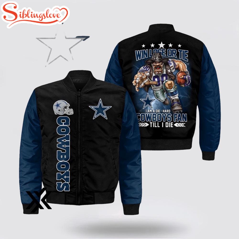 Dallas Cowboys Mascot Bomber Jacket For Fans Dallas Cowboys Mascot Bomber Jacket For Fans