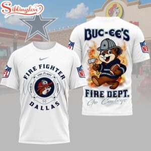 Dallas Cowboys NFL Firefighter Strong 3D T-Shirt For Fans