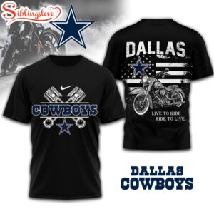 Dallas Cowboys Premium NFL Biker 3D Shirt TD230825