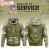 Dallas Cowboys Salute to Service Hoodie 3D Shirt