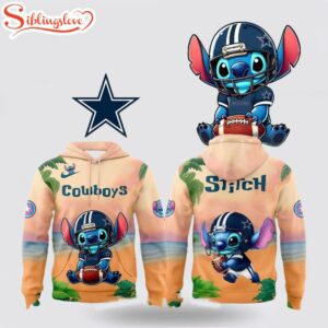 Dallas Cowboys x Stitch 3D Shirt For Fans