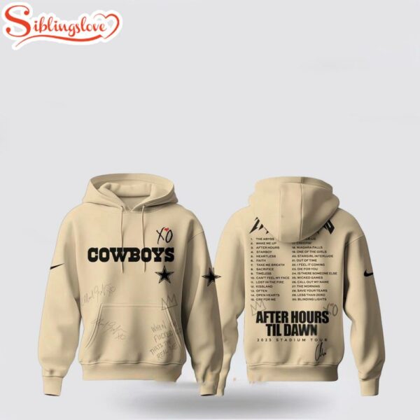 Dallas Cowboys x The Weeknd After Hours Tour 2025 3D Shirt For Fans