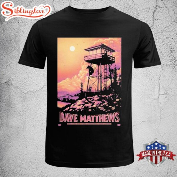 Dave Matthews Band Wildlands Music Big Sky Events Arena August 2 2025 Unisex T-Shirt