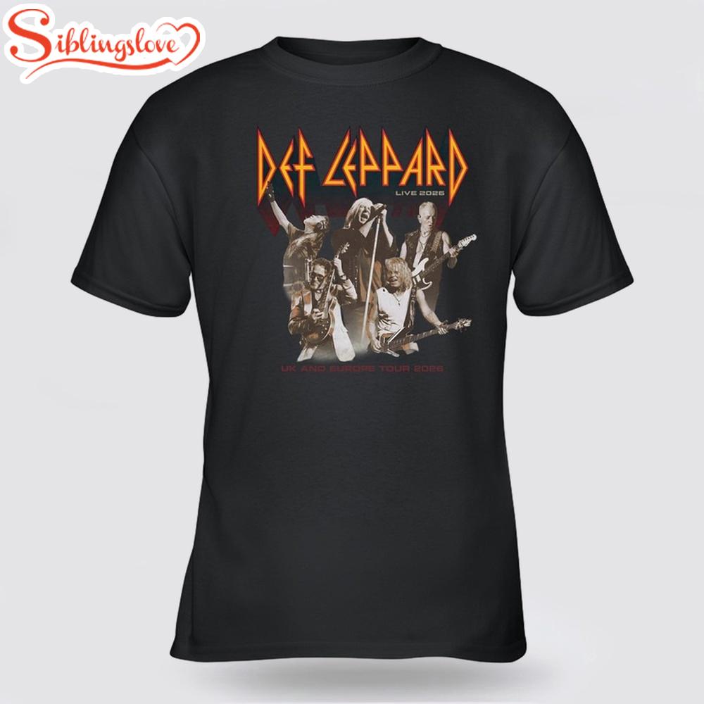 Def Leppard UK and Europe Tour 2026 Unisex T-Shirt For Fan.jpg Def Leppard UK and Europe Tour 2026 Unisex T-Shirt For Fan.jpg