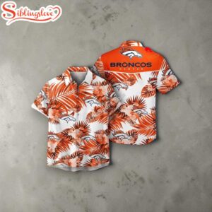 Denver Broncos NFL Palm Leaves Hawaiian Shirt For Fans