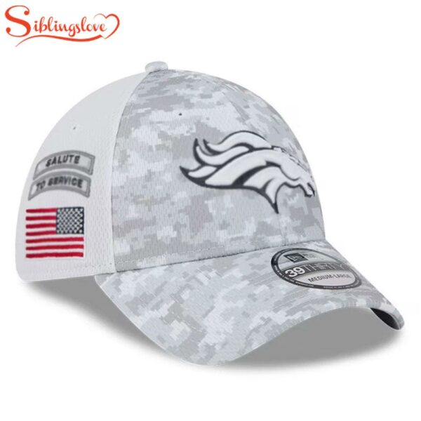 Denver Broncos NFL Salute To Service 39THIRTY Flex Fit Baseball Cap Print
