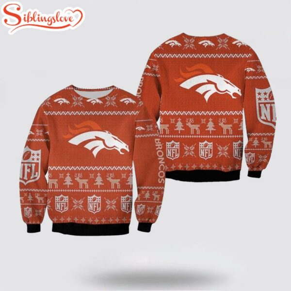 Denver Broncos Ugly Christmas Sweater