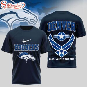 Denver Broncos U.S.Air Force 3D T-Shirt