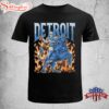 Detroit Football Skeleton Lions Unisex T-Shirt