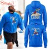 Detroit Lions 50s Retro Mascot All Over Print Hoodie Shirt