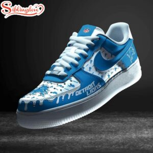 Detroit Lions NFL Air Force 1 Shoes For Fans