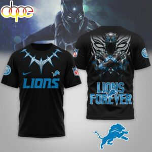 Detroit Lions NFL Black Panther&hellip;