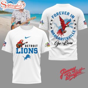 Detroit Lions NFL Forever in Margaritaville 3D T-Shirt