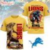 Detroit Lions NFL Godzilla King of the Monsters 3D Shirt