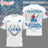 Detroit Lions NFL Teacher Honor 3D T-Shirt