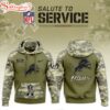 Detroit Lions Salute to Service Hoodie 3D Shirt