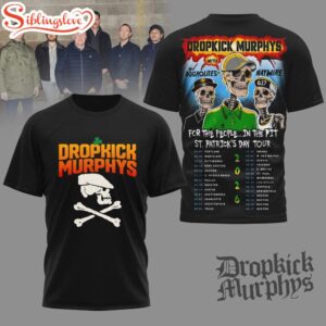 Dropkick Murphys Tour 2026 All Over Print Shirt For Fans