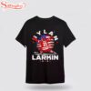 Dylan Larkin Detroit USA Flag Unisex T-Shirts