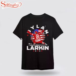 Dylan Larkin Detroit USA Flag Unisex T-Shirts