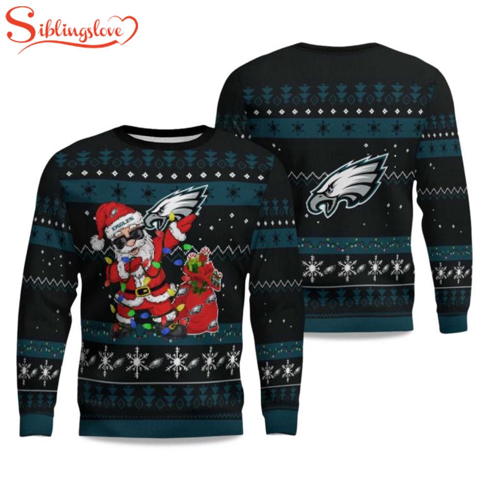 Eagles Santa Claus Ugly Christmas Sweater Eagles Santa Claus Ugly Christmas Sweater
