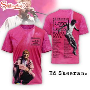 Ed Sheeran Tour 2026 All Over Print Shirt For Fans