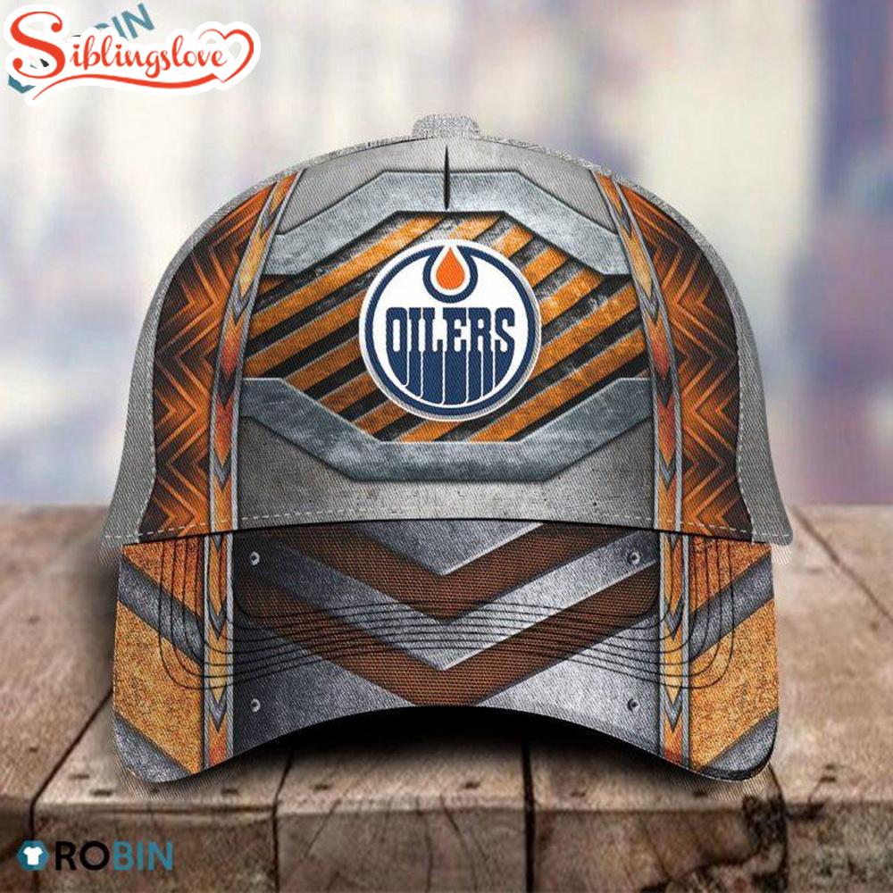 Edmonton Oilers Team Classic Baseball Cap 1 Edmonton Oilers Team Classic Baseball Cap