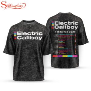 Electric Callboy Festival 2025 Schedule Tour 3D T-Shirt