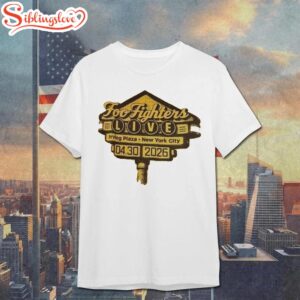 Foo Fighters 2026 New York City Merchandise LiveUnisex T-Shirt
