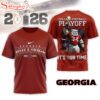 Georgia Bulldogs NCAA 2026 College Football Playoff Championship 3D Shirt