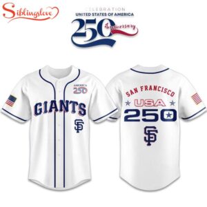 Giants America 250th Anniversary 2026 Baseball Jersey Shirt