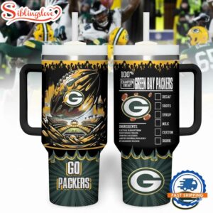 Green Bay Packers Champion Tumbler 40Oz With Handle